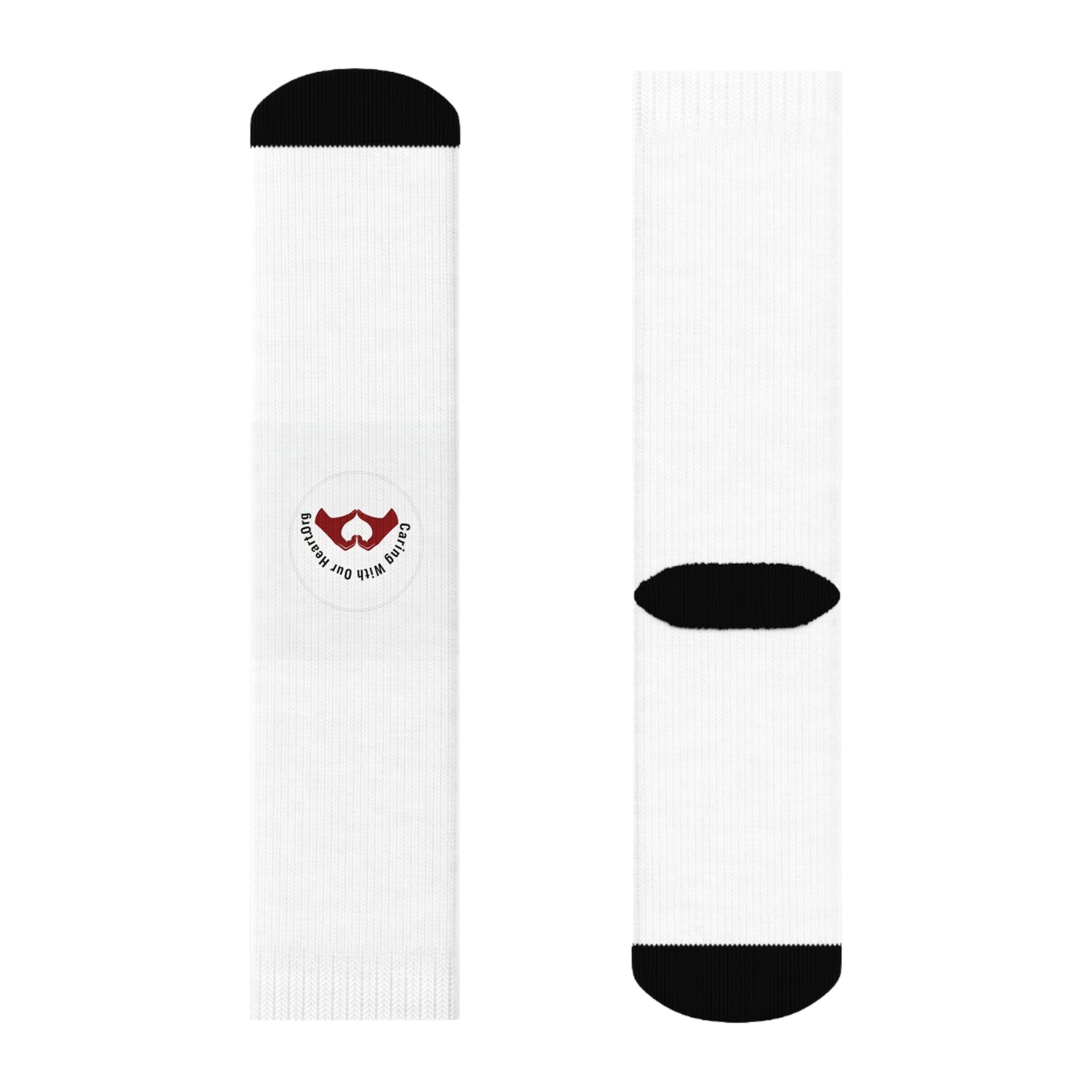 Crew Socks — 'Standards and Bars' Minimal Logo Athletic Socks