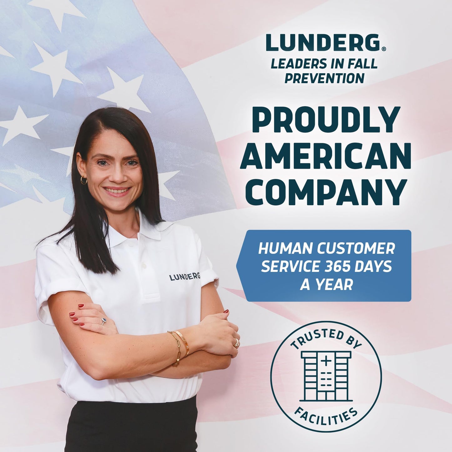 Lunderg Wireless Early Alert Bed Alarm System for Elderly - Alerts Caregivers Before They Get Up, No in-Room Alarm to Frighten Your Loved One, Fall Prevention for Dementia Care, Trusted US Company