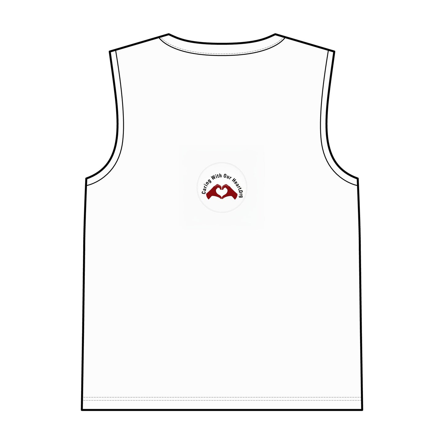 Heart Hands Tank Top — "Love With A Purpose" Chest Logo