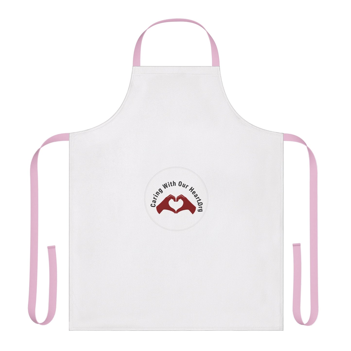Heart Hands Apron – 'Caring With Our Hearts' Kitchen Apron for Caregivers & Family
