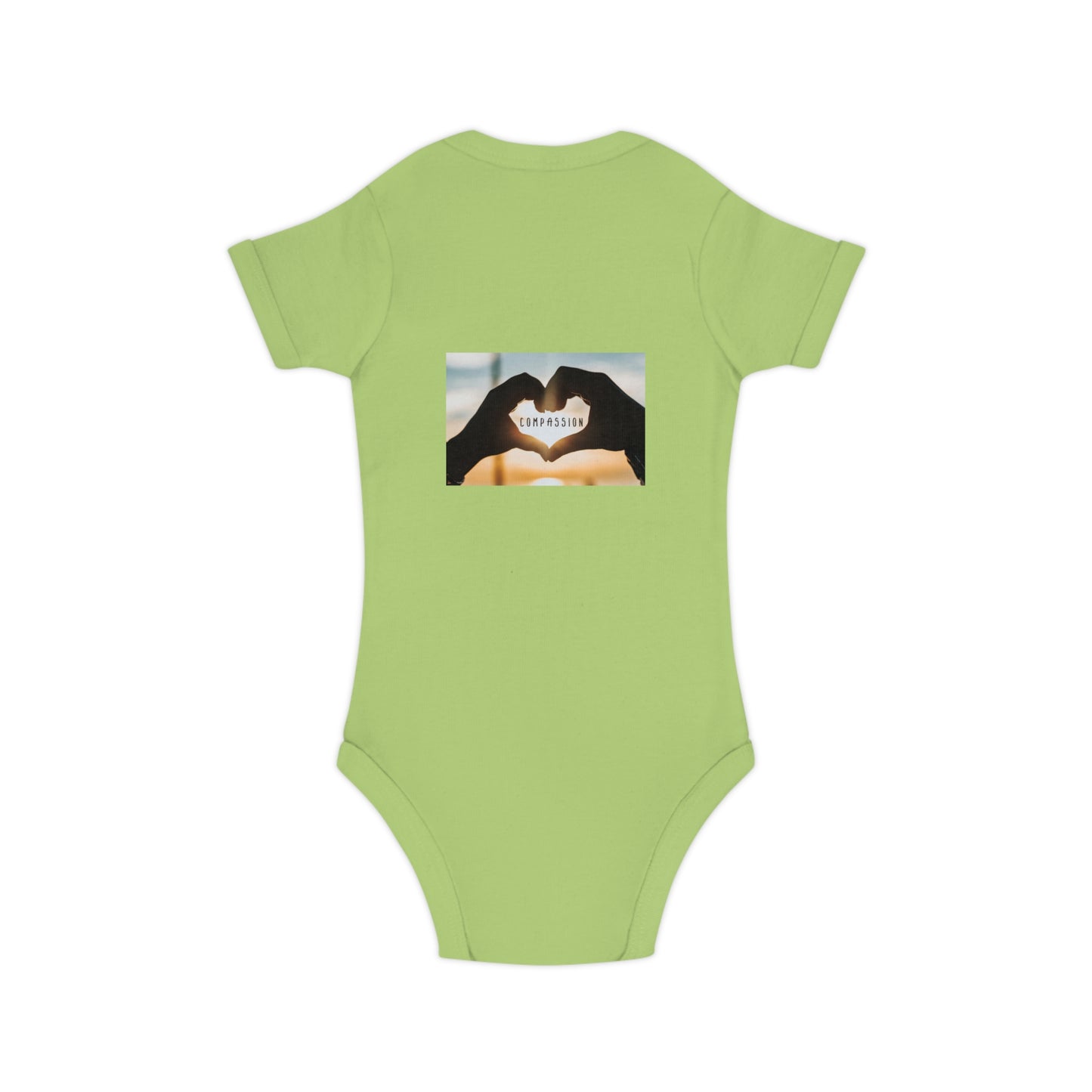 Baby Bodysuit "Made with Love" Heart Photo Romper – Newborn Gift