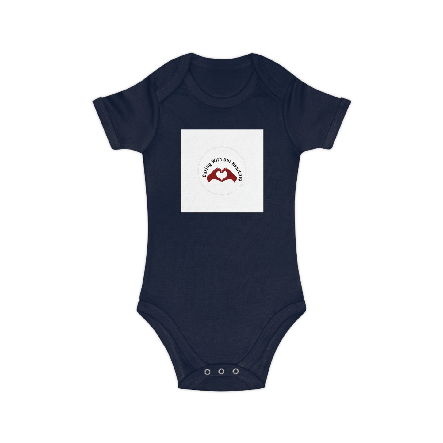 Baby Bodysuit "Made with Love" Heart Photo Romper – Newborn Gift