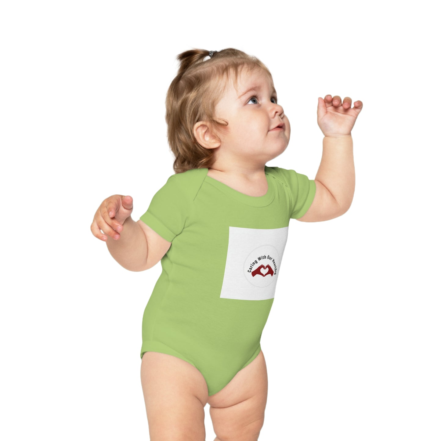 Baby Bodysuit "Made with Love" Heart Photo Romper – Newborn Gift