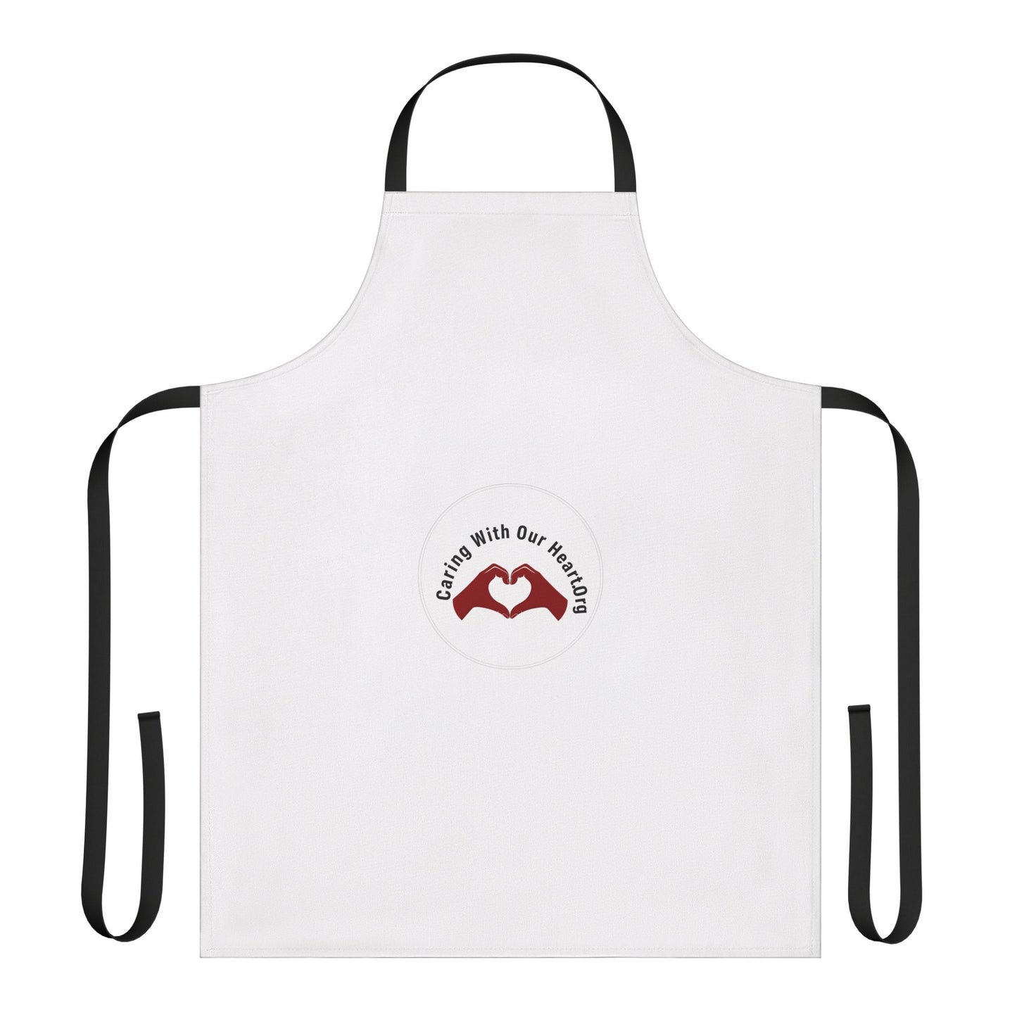 Heart Hands Apron – 'Caring With Our Hearts' Kitchen Apron for Caregivers & Family