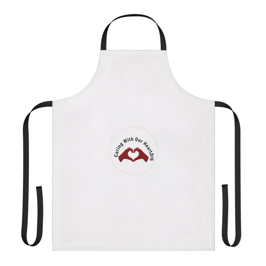 Heart Hands Apron – 'Caring With Our Hearts' Kitchen Apron for Caregivers & Family