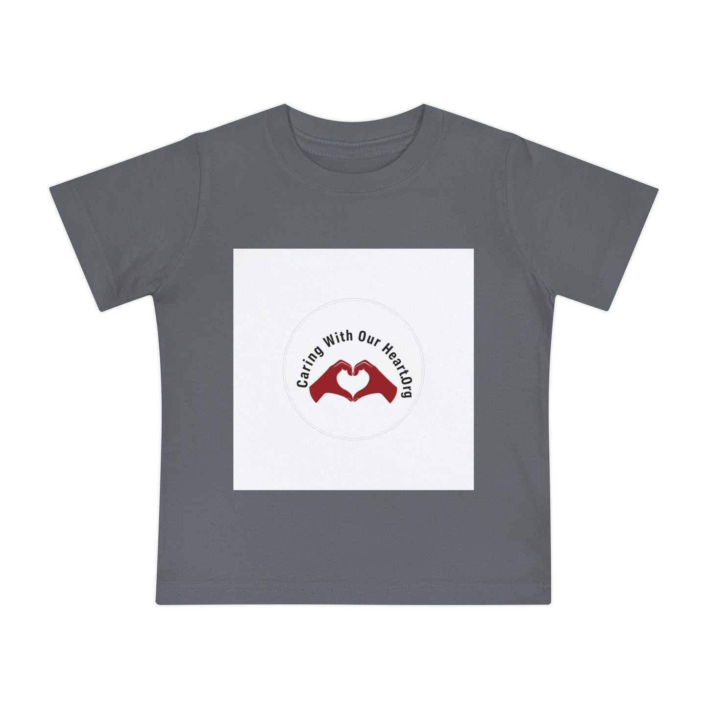 Baby T-Shirt — Caring With Our Hands Heart Logo Tee