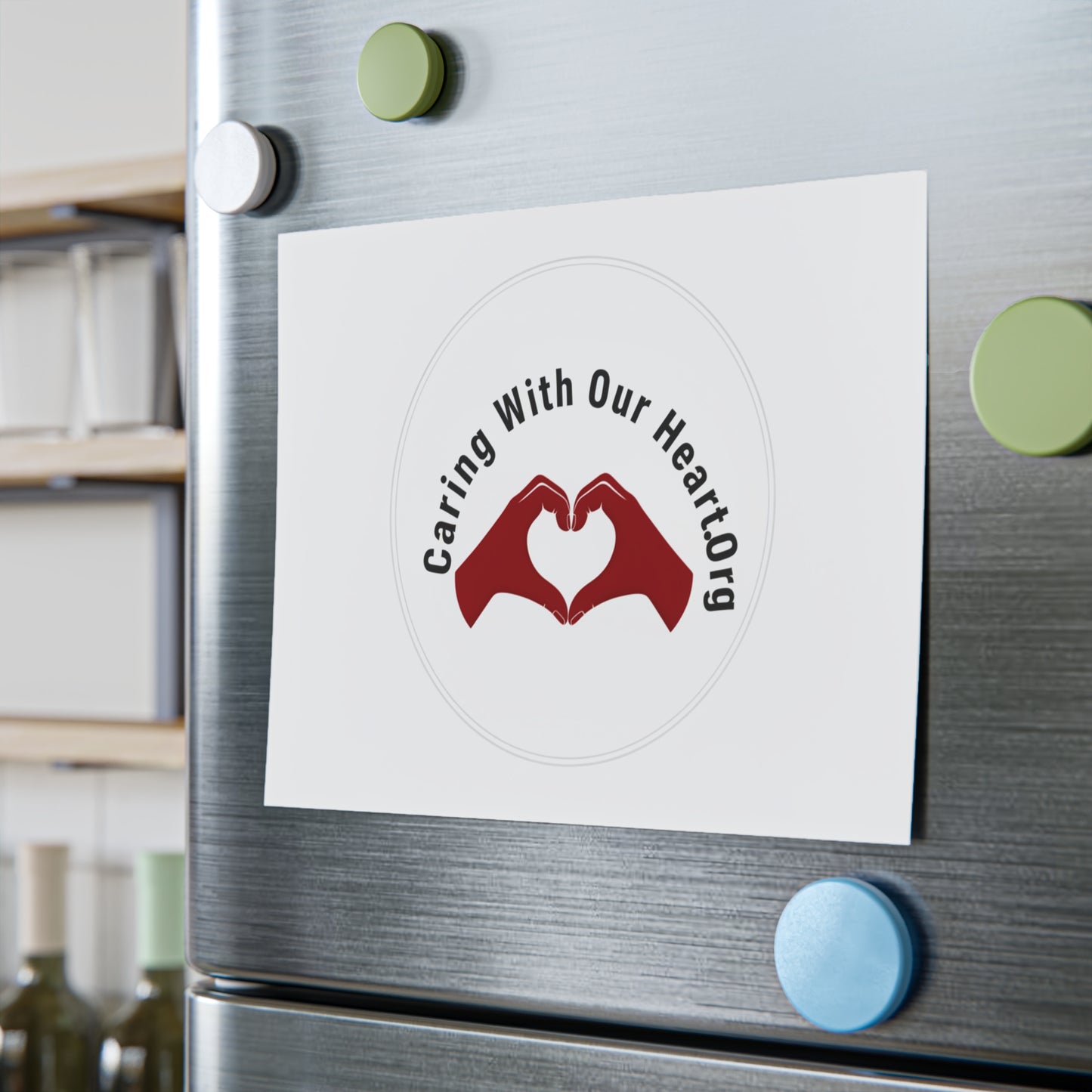 Caring With Our Heartlog Post-it Note Pad – Heart Hands Sticky Notes