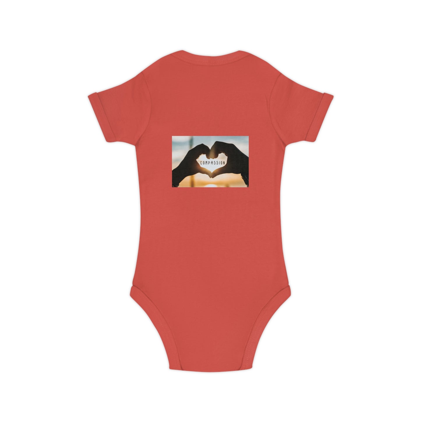 Baby Bodysuit "Made with Love" Heart Photo Romper – Newborn Gift