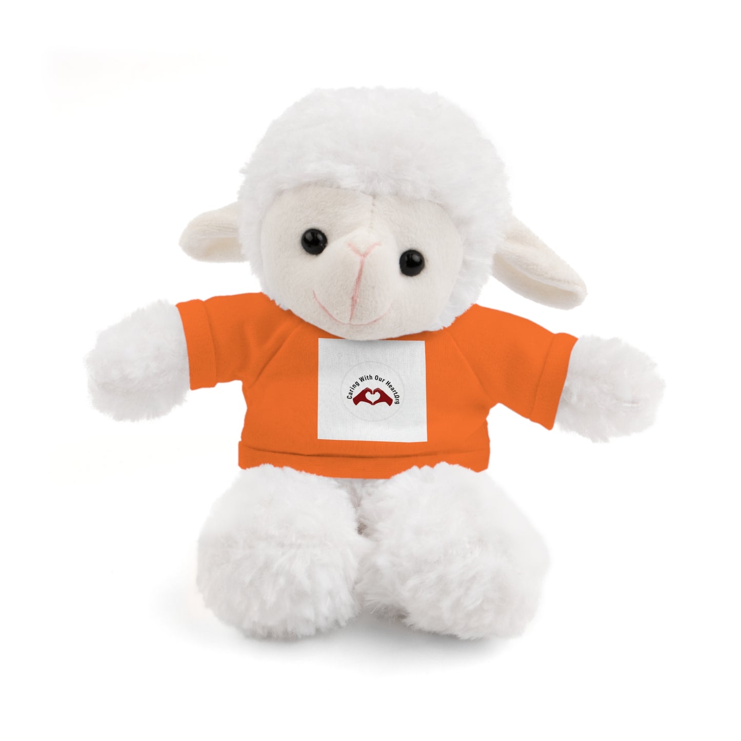Plush Bear with Custom Tee — Soft Brown Teddy in Printed T‑Shirt