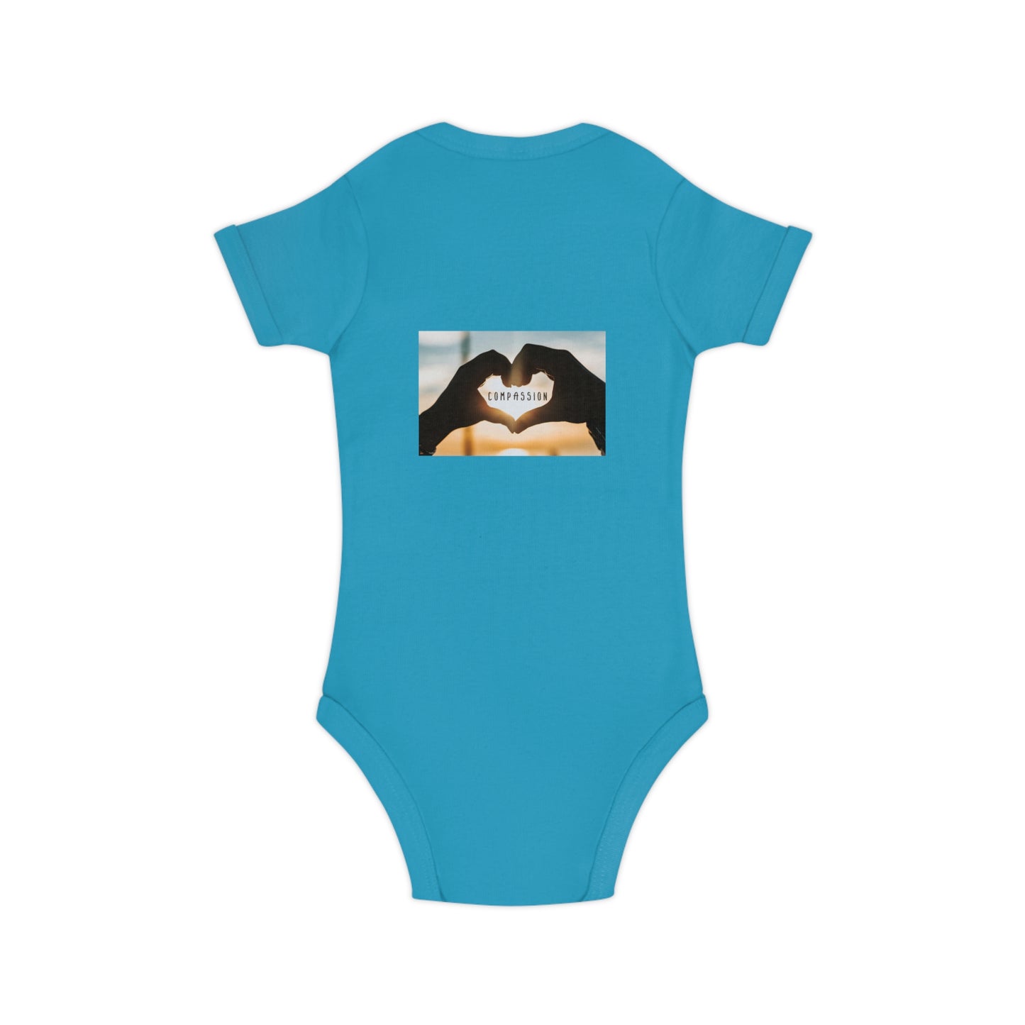 Baby Bodysuit "Made with Love" Heart Photo Romper – Newborn Gift