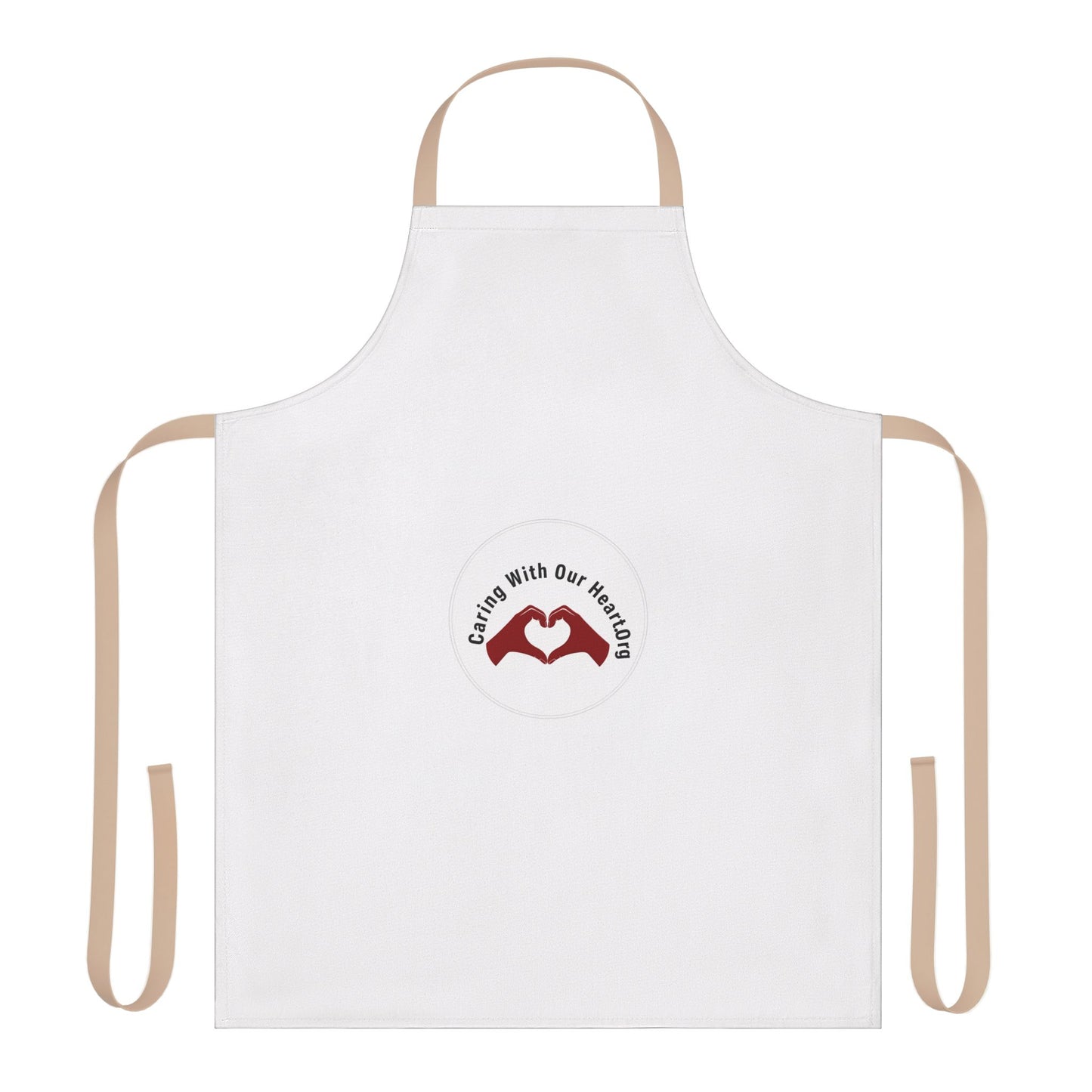 Heart Hands Apron – 'Caring With Our Hearts' Kitchen Apron for Caregivers & Family
