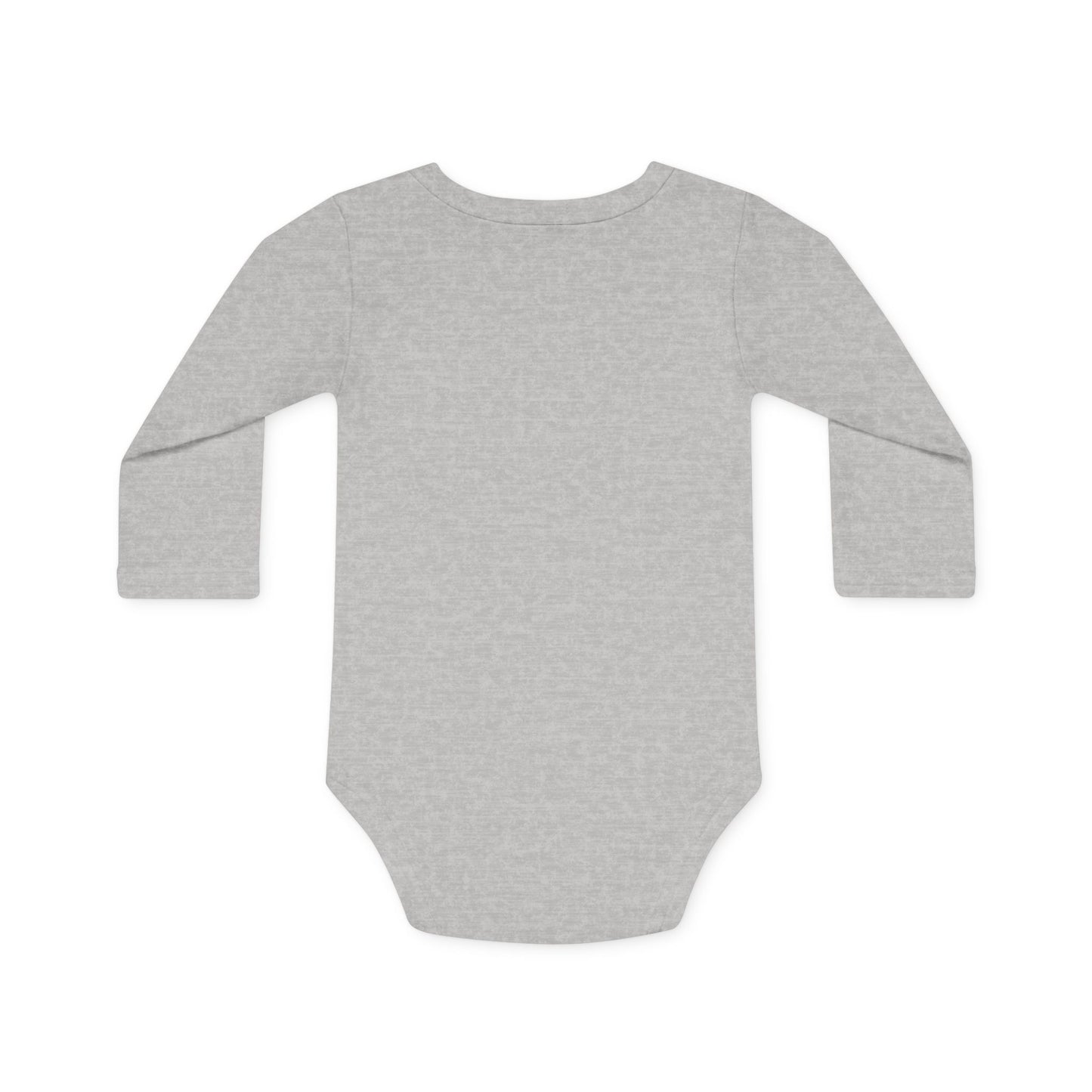 Baby Bodysuit - "Mamá, I love you" Heart Hands Organic Long Sleeve