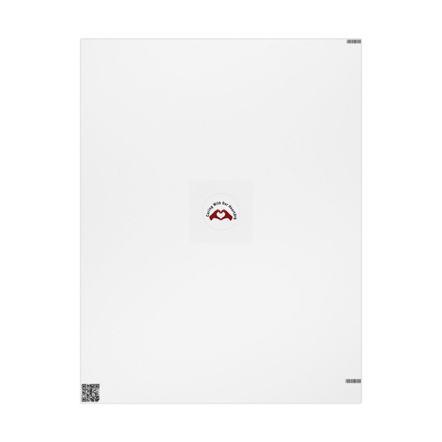 Minimal Red Dot Wrapping Paper Roll — Modern White Gift Wrap