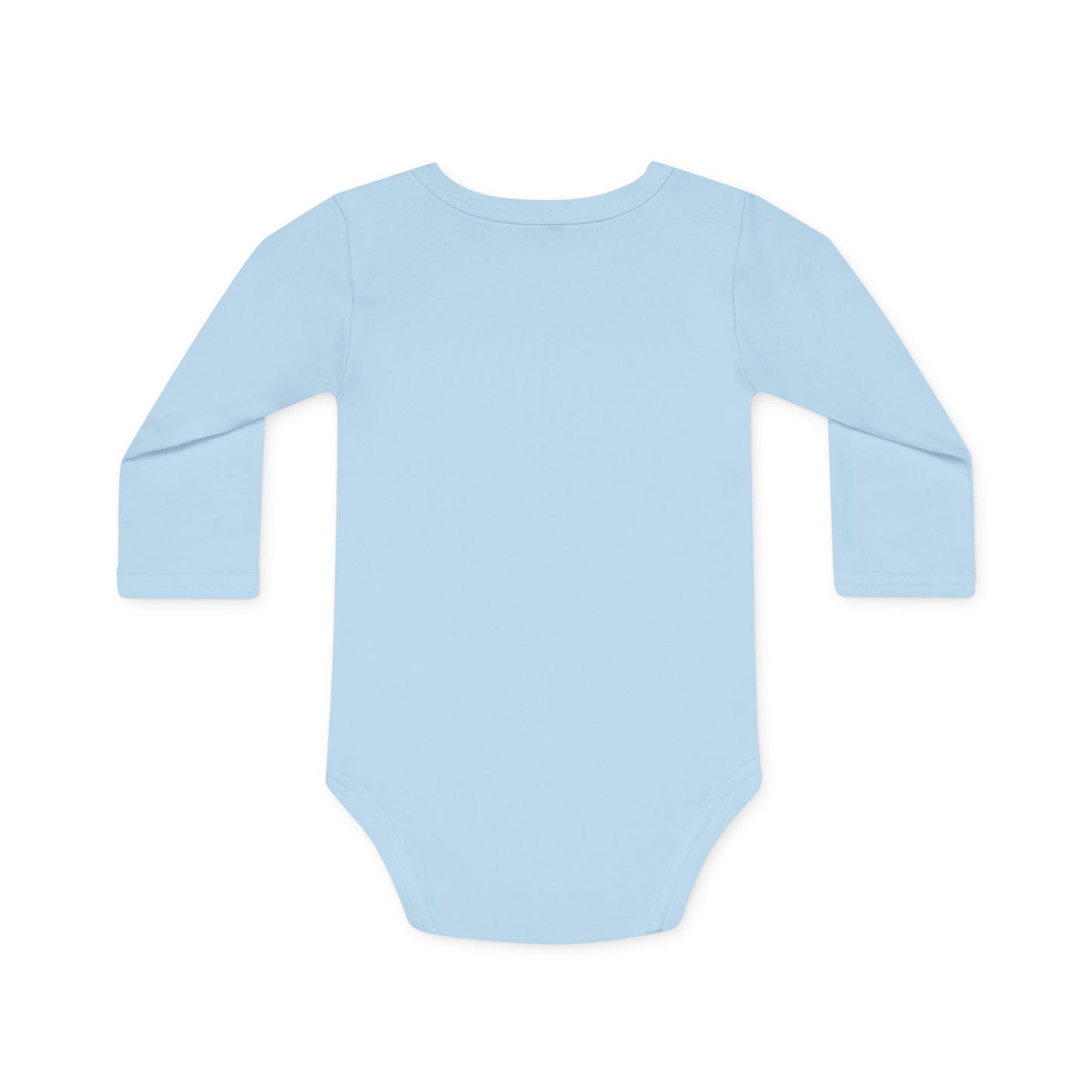 Baby Bodysuit - "Mamá, I love you" Heart Hands Organic Long Sleeve