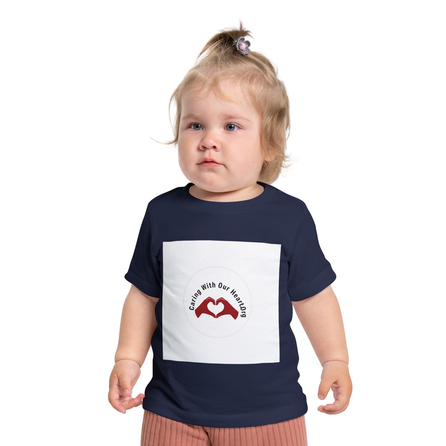 Baby T-Shirt — Caring With Our Hands Heart Logo Tee