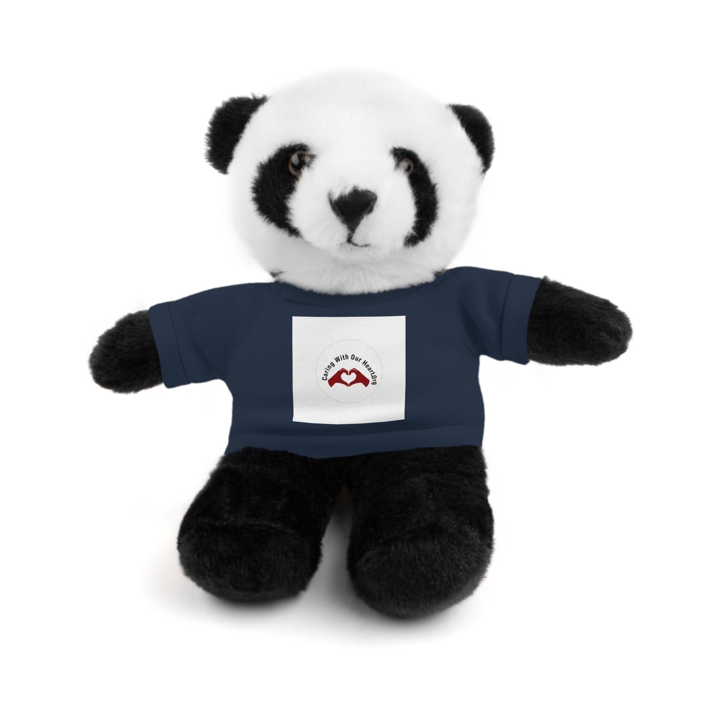Plush Bear with Custom Tee — Soft Brown Teddy in Printed T‑Shirt