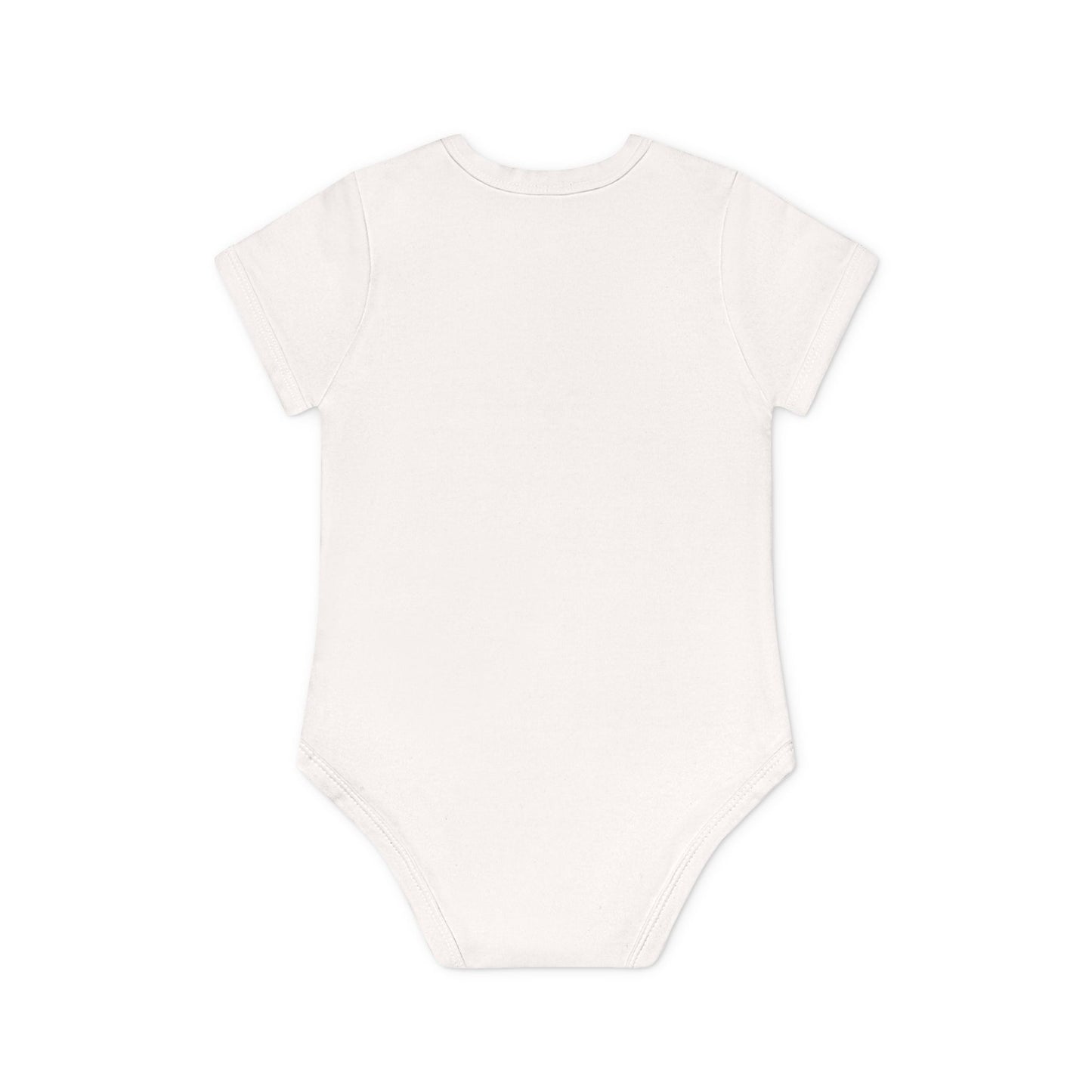 Baby Bodysuit — "Love You to the Moon" Heart Hands Organic Infant Onesie