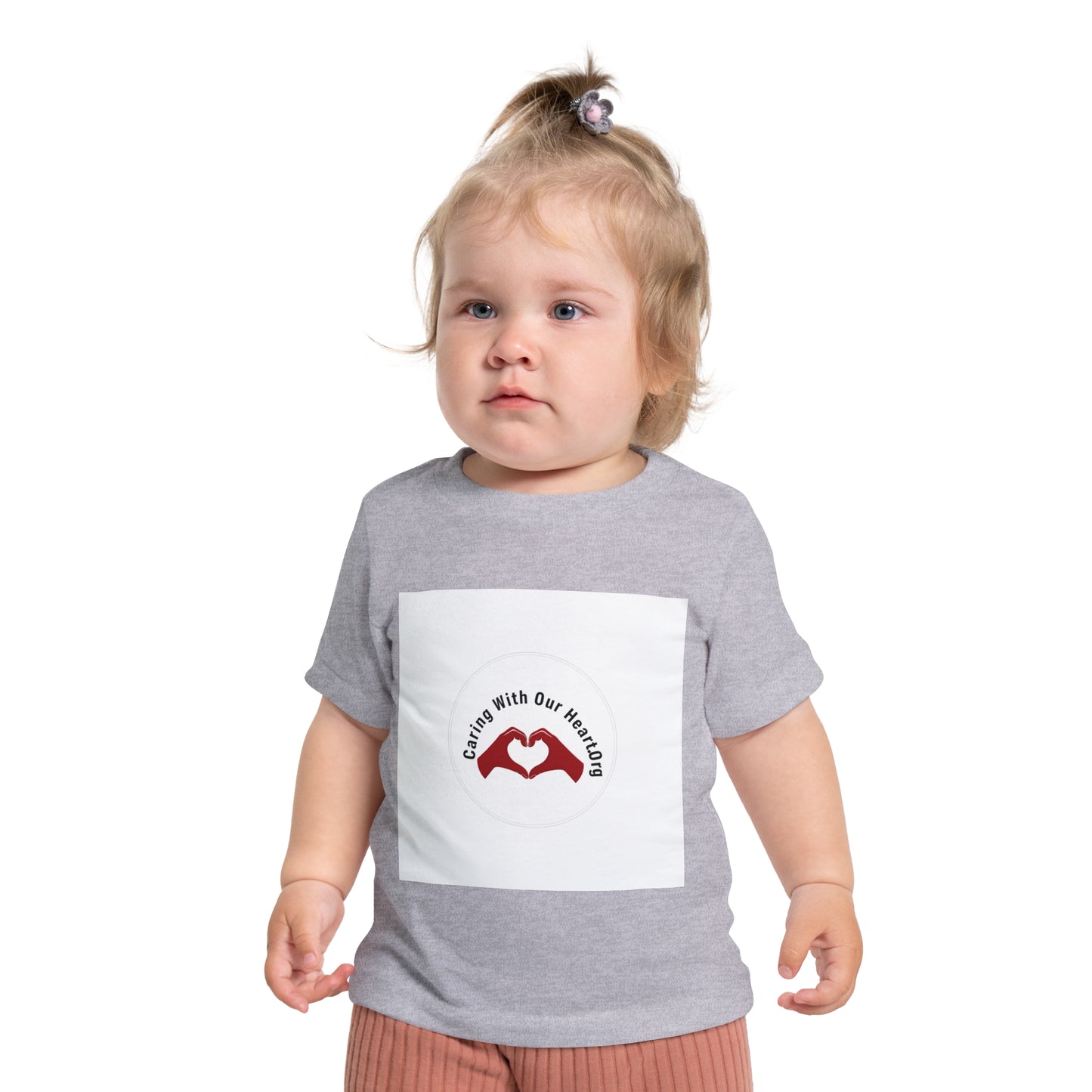 Baby T-Shirt — Caring With Our Hands Heart Logo Tee