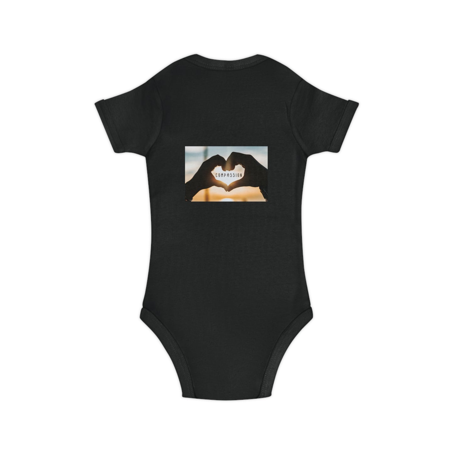 Baby Bodysuit "Made with Love" Heart Photo Romper – Newborn Gift