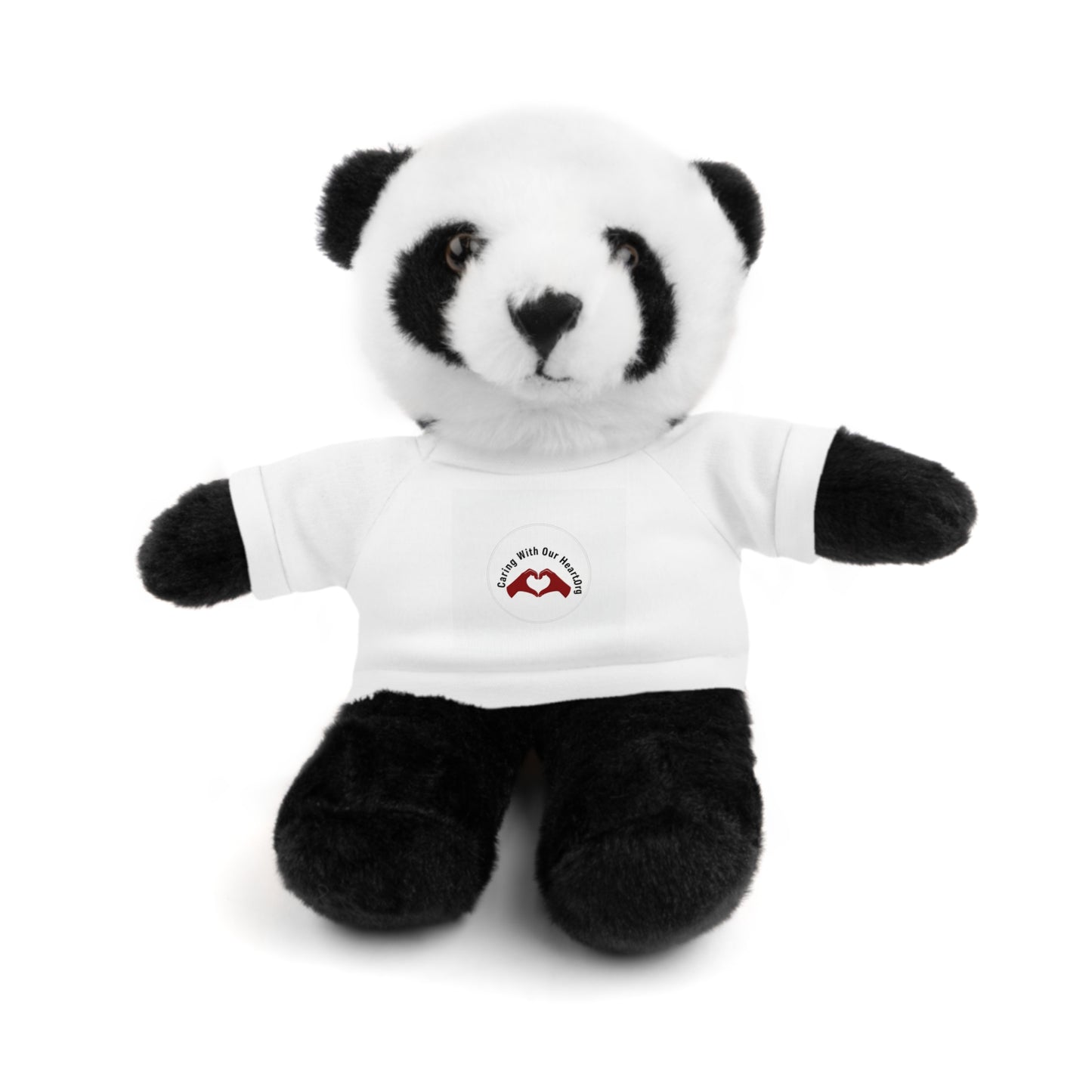 Plush Bear with Custom Tee — Soft Brown Teddy in Printed T‑Shirt