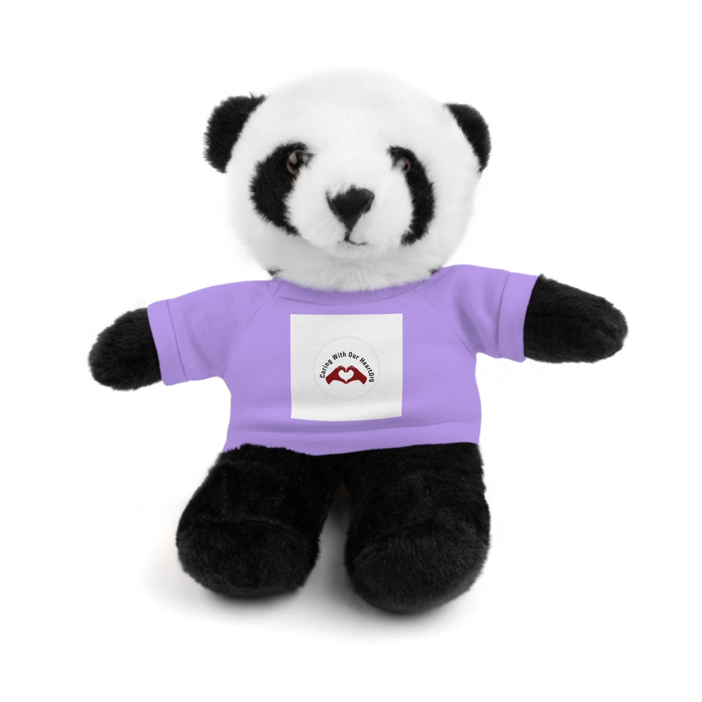 Plush Bear with Custom Tee — Soft Brown Teddy in Printed T‑Shirt
