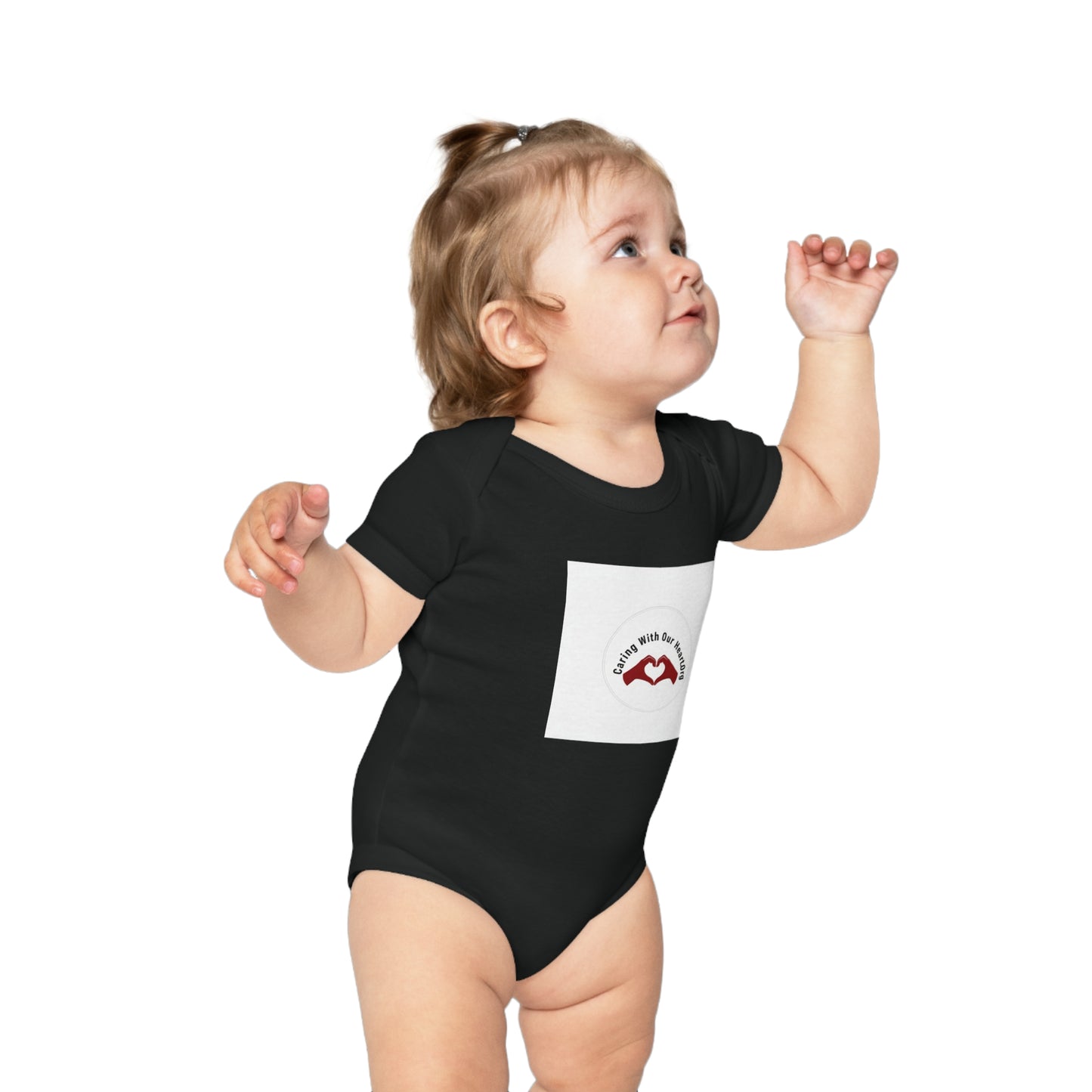 Baby Bodysuit "Made with Love" Heart Photo Romper – Newborn Gift