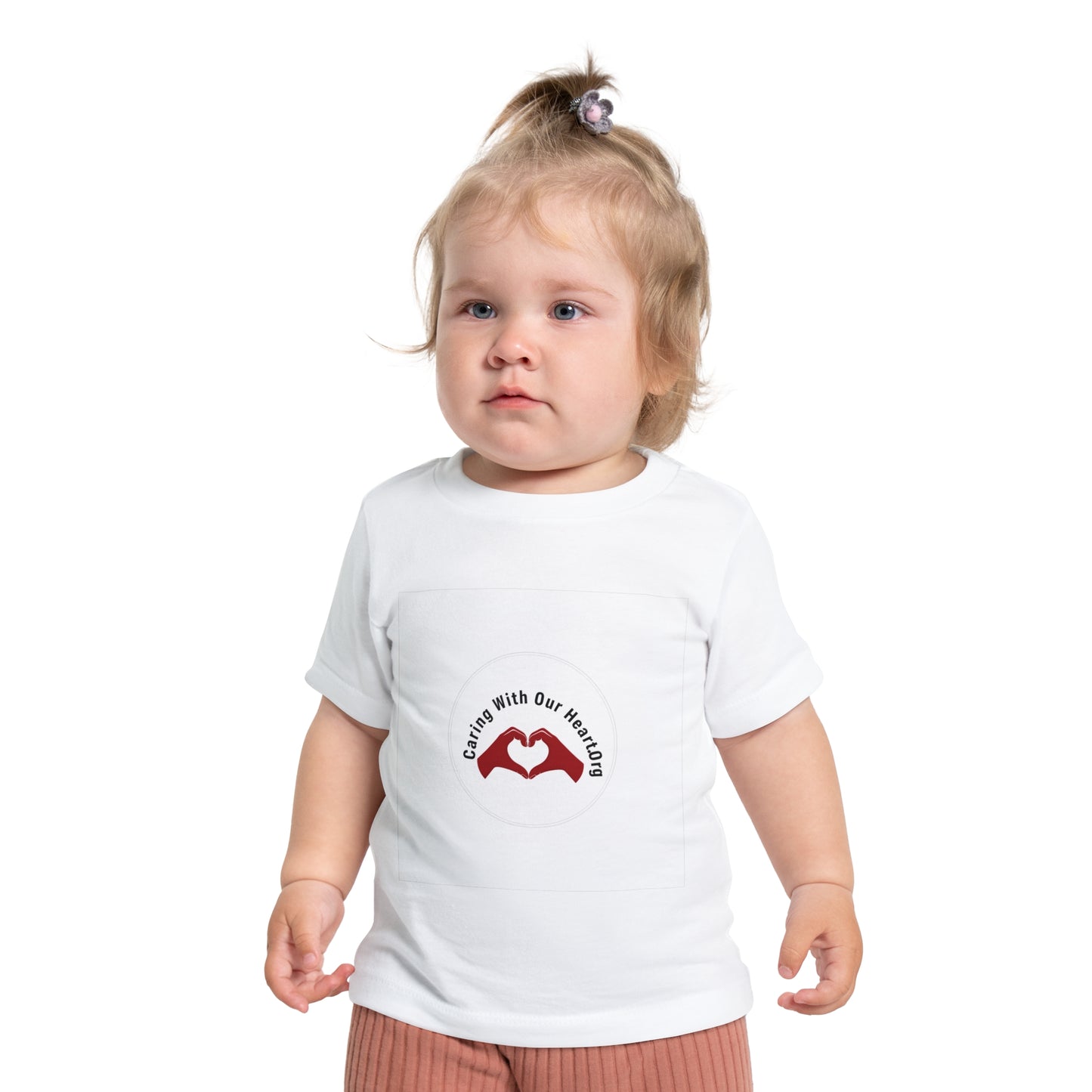 Baby T-Shirt — Caring With Our Hands Heart Logo Tee