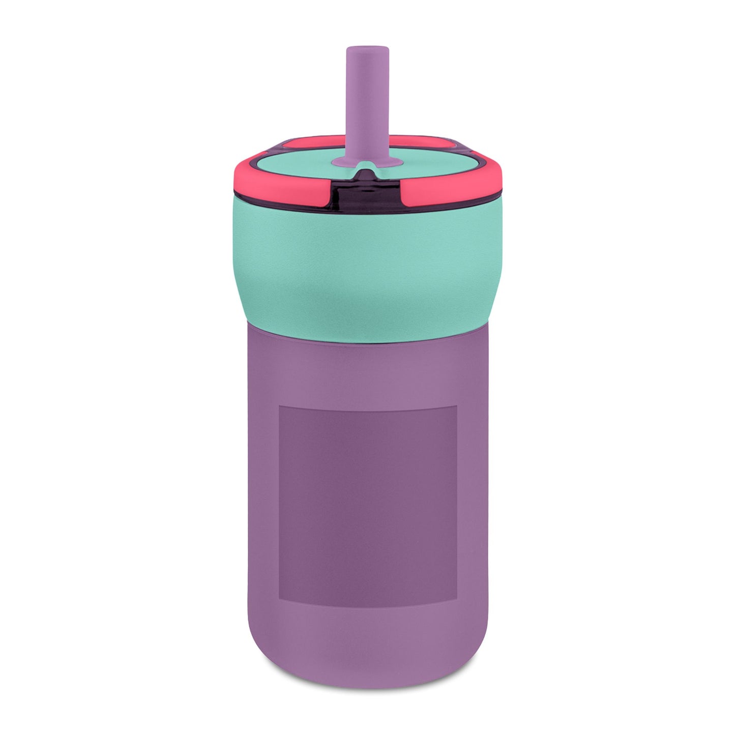 Kids 12oz Leakproof Straw Tumbler — Engravable Insulated Water Bottle
