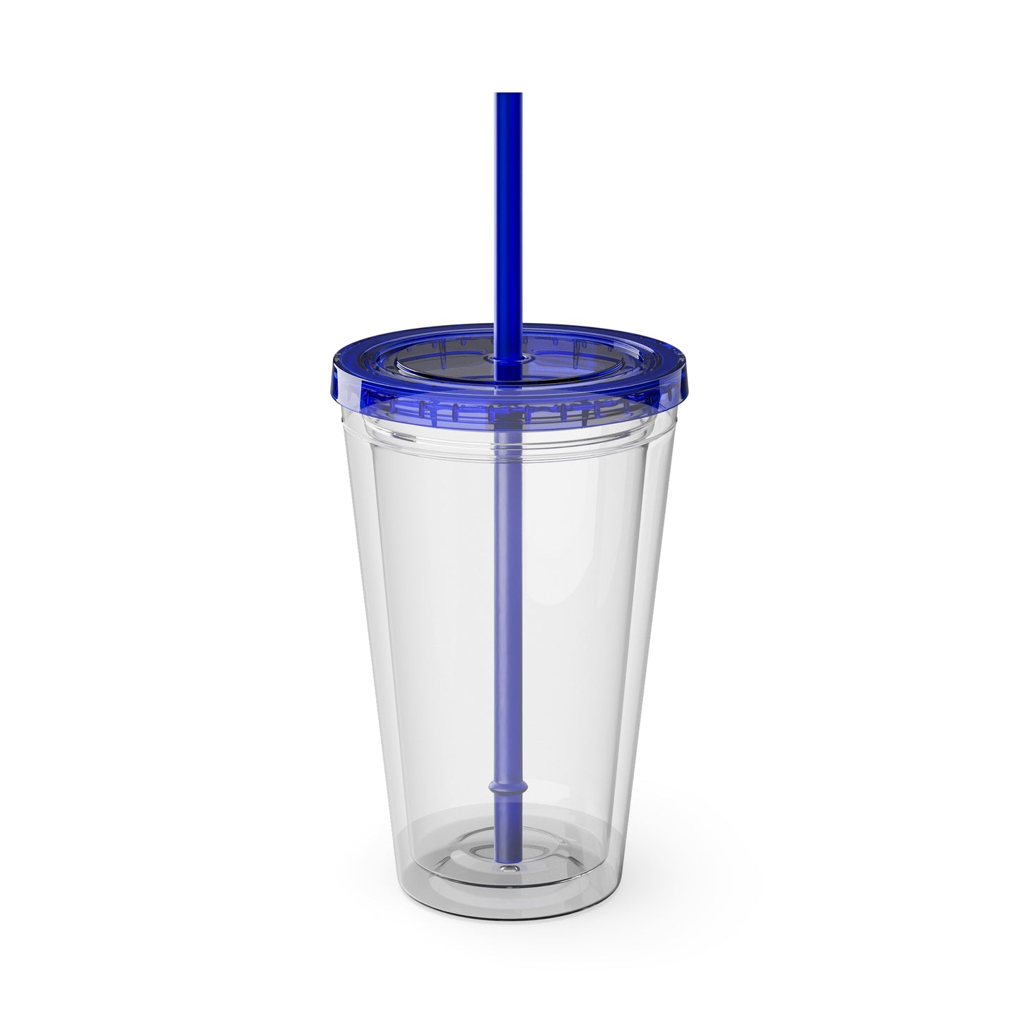 Sunsplash 16oz Tumbler with Straw — 'Caring With Our Hands' Heart Logo, Insulated Travel Cup