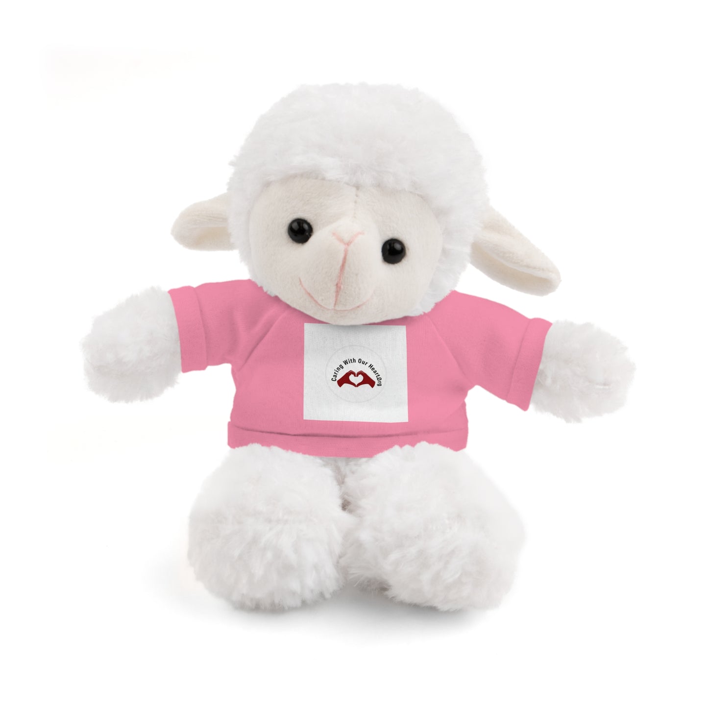 Plush Bear with Custom Tee — Soft Brown Teddy in Printed T‑Shirt