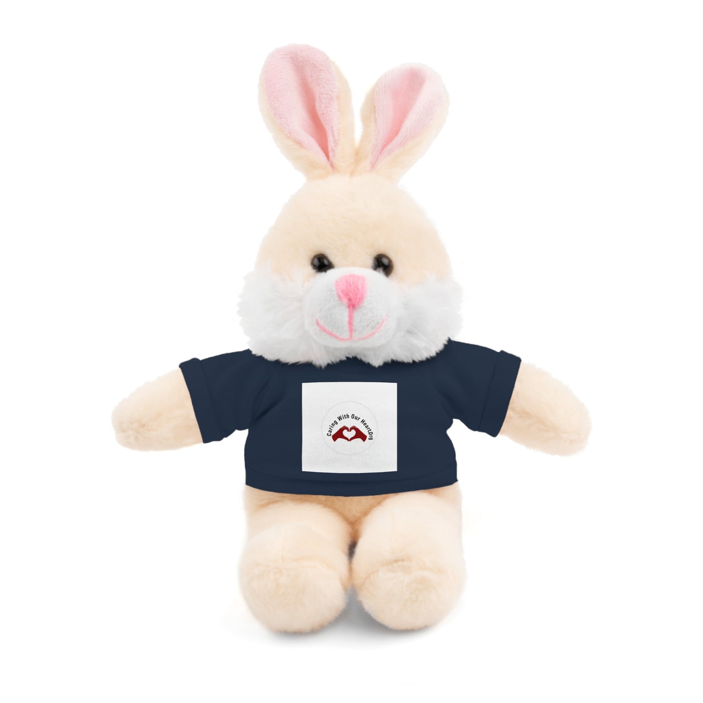 Plush Bear with Custom Tee — Soft Brown Teddy in Printed T‑Shirt
