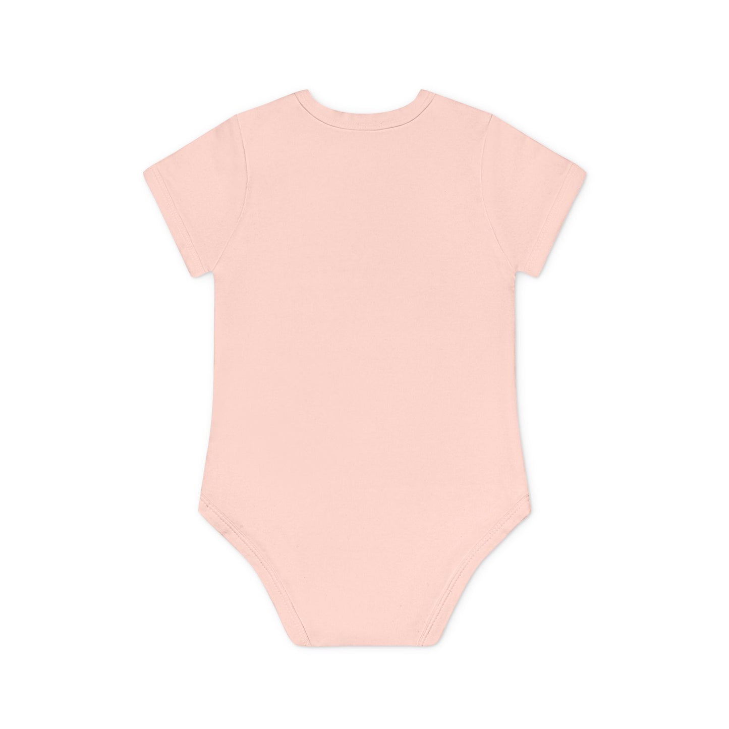 Baby Bodysuit — "Love You to the Moon" Heart Hands Organic Infant Onesie