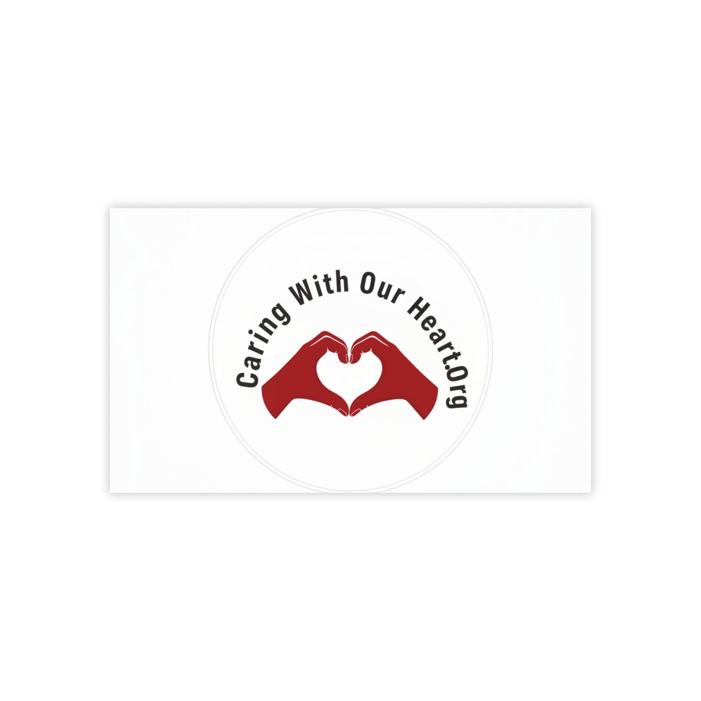 Caring With Our Heartlog Post-it Note Pad – Heart Hands Sticky Notes