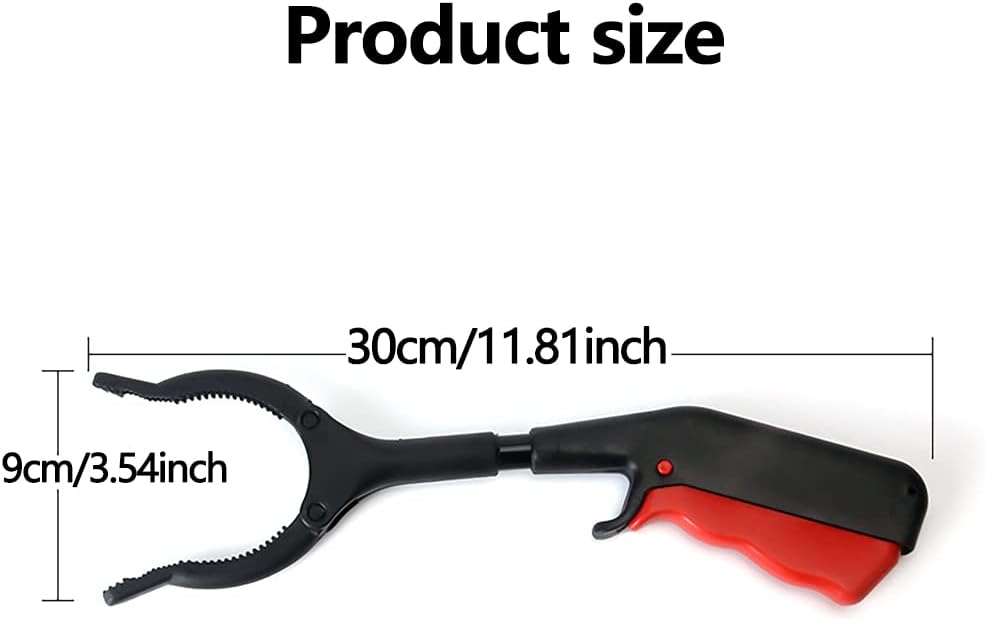 2pcs 30cm Grabbers for Seniors, Lightweight Handy Trash Claw Grabber, Mobility Aid Reaching Assist Tool for Trash Pick Up, Litter Picker