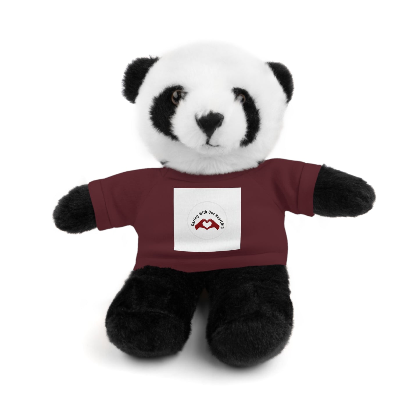 Plush Bear with Custom Tee — Soft Brown Teddy in Printed T‑Shirt