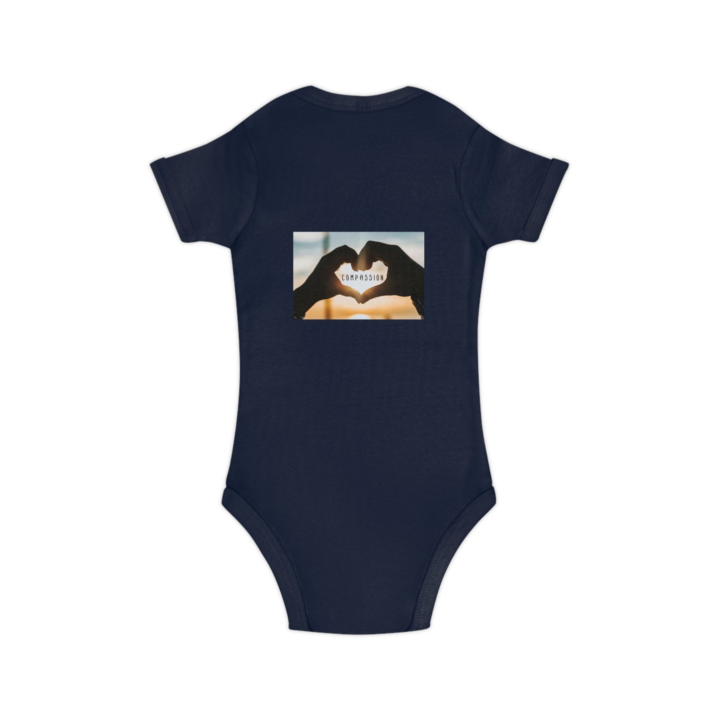Baby Bodysuit "Made with Love" Heart Photo Romper – Newborn Gift