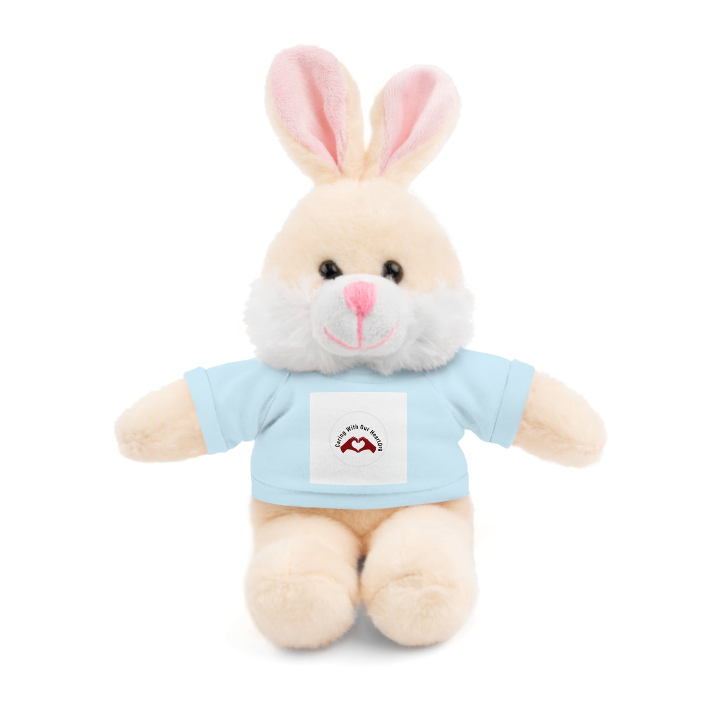 Plush Bear with Custom Tee — Soft Brown Teddy in Printed T‑Shirt