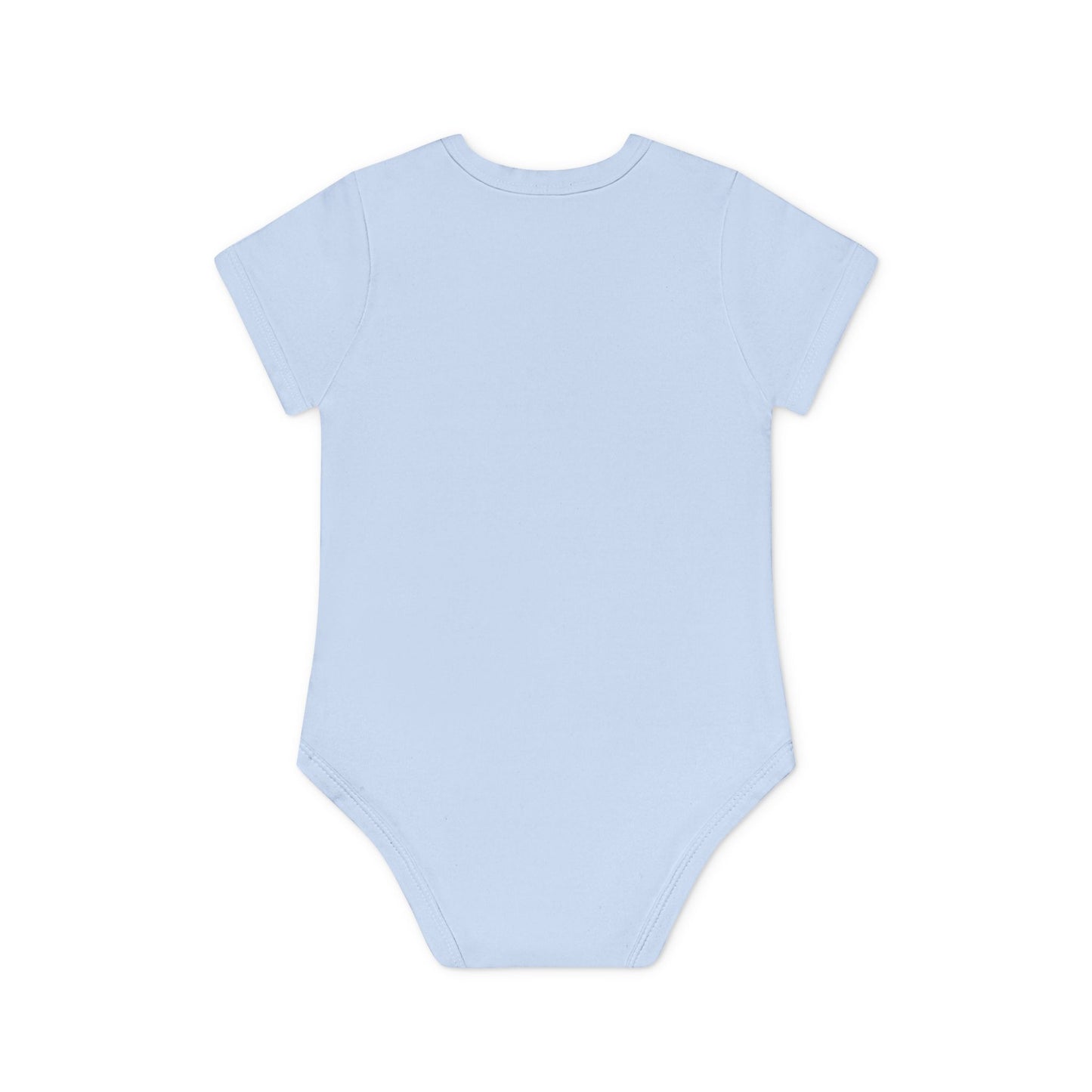 Baby Bodysuit — "Love You to the Moon" Heart Hands Organic Infant Onesie