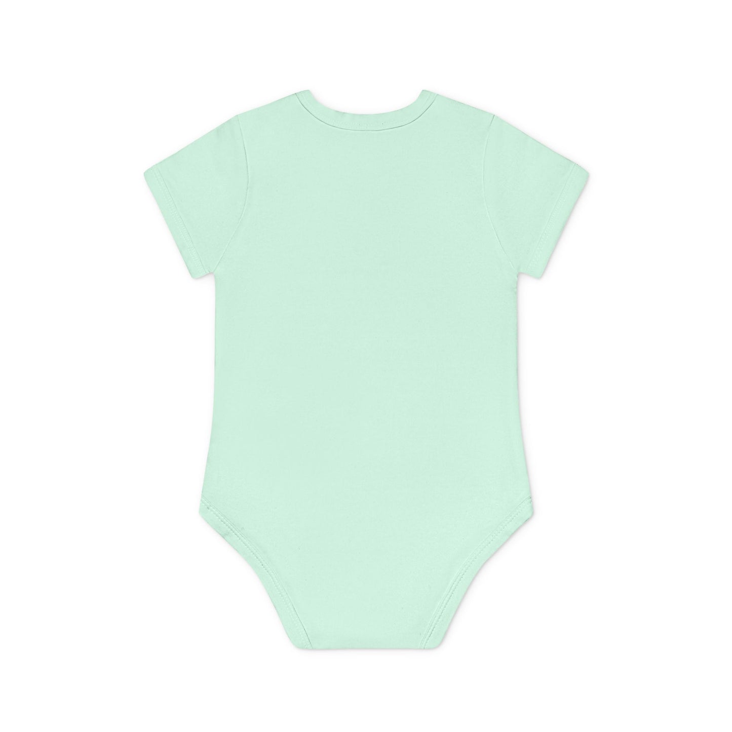 Baby Bodysuit — "Love You to the Moon" Heart Hands Organic Infant Onesie