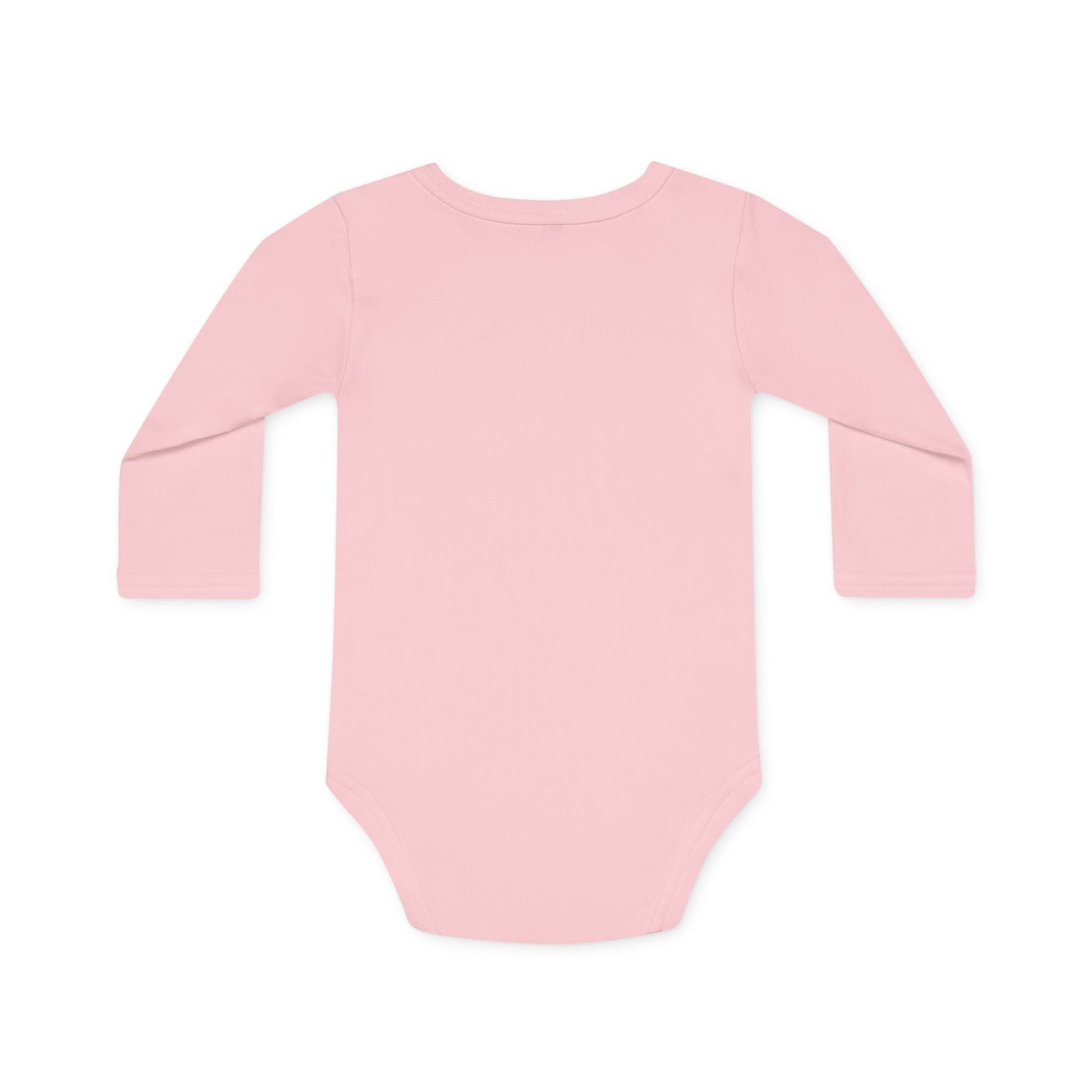 Baby Bodysuit - "Mamá, I love you" Heart Hands Organic Long Sleeve