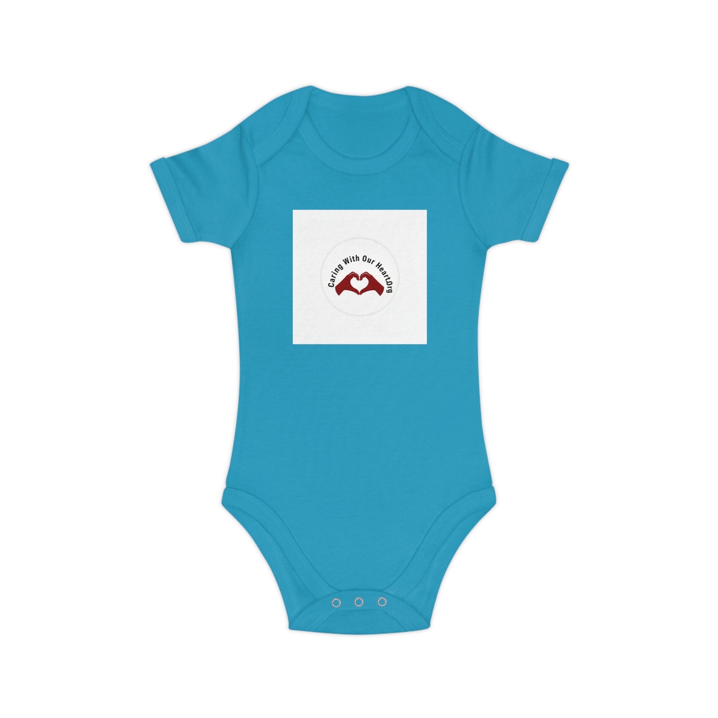 Baby Bodysuit "Made with Love" Heart Photo Romper – Newborn Gift