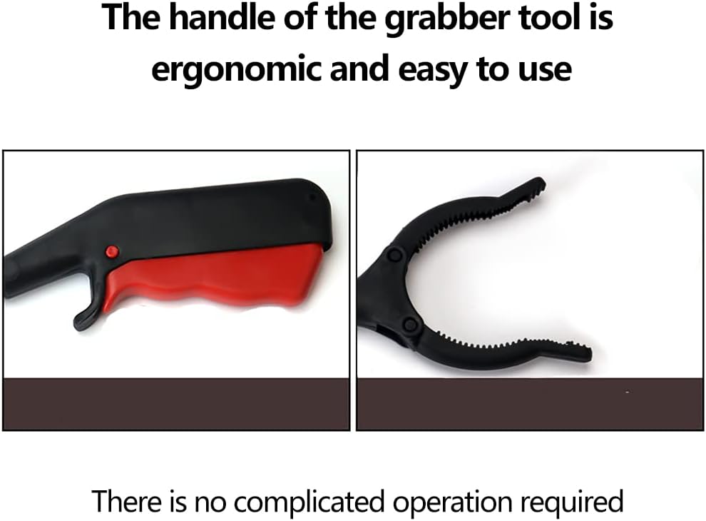 2pcs 30cm Grabbers for Seniors, Lightweight Handy Trash Claw Grabber, Mobility Aid Reaching Assist Tool for Trash Pick Up, Litter Picker