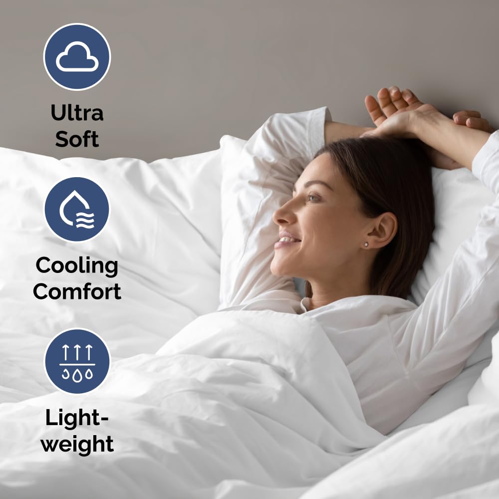 Air Mattress Sheet Set for Full Size - 4 Piece Breathable & Cooling Sheets w/Extra Deep Pockets - Fits Inflatable & Blow Up Air Mattresses Up to 24 Inches Thick - Soft and Wrinkle Free - Dark Grey