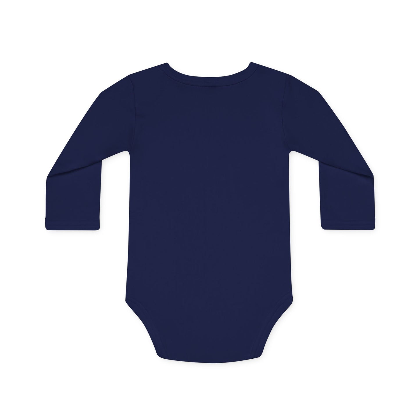 Baby Bodysuit - "Mamá, I love you" Heart Hands Organic Long Sleeve