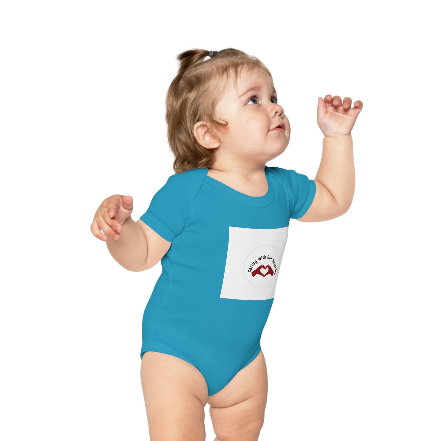 Baby Bodysuit "Made with Love" Heart Photo Romper – Newborn Gift