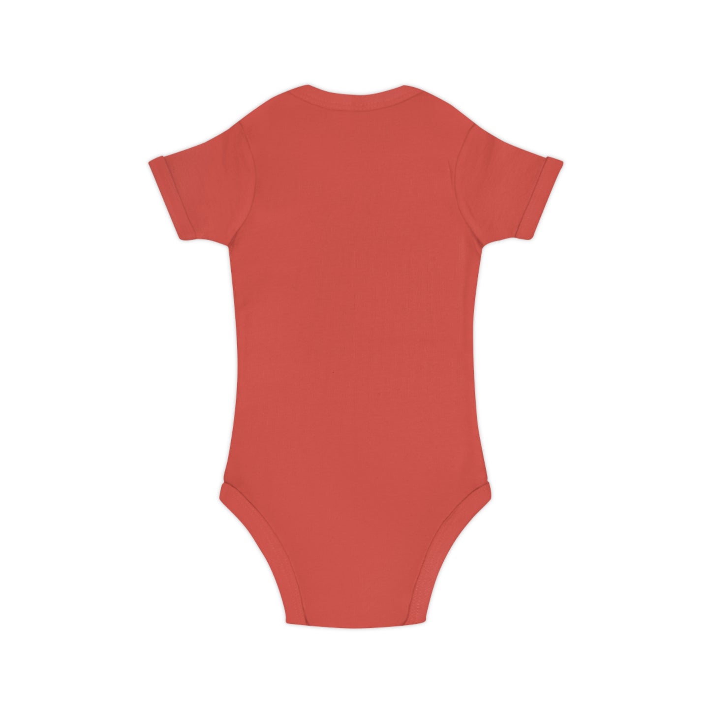 Sunset Heart Baby Bodysuit — Cute Newborn Onesie for Baby Shower & New Parents