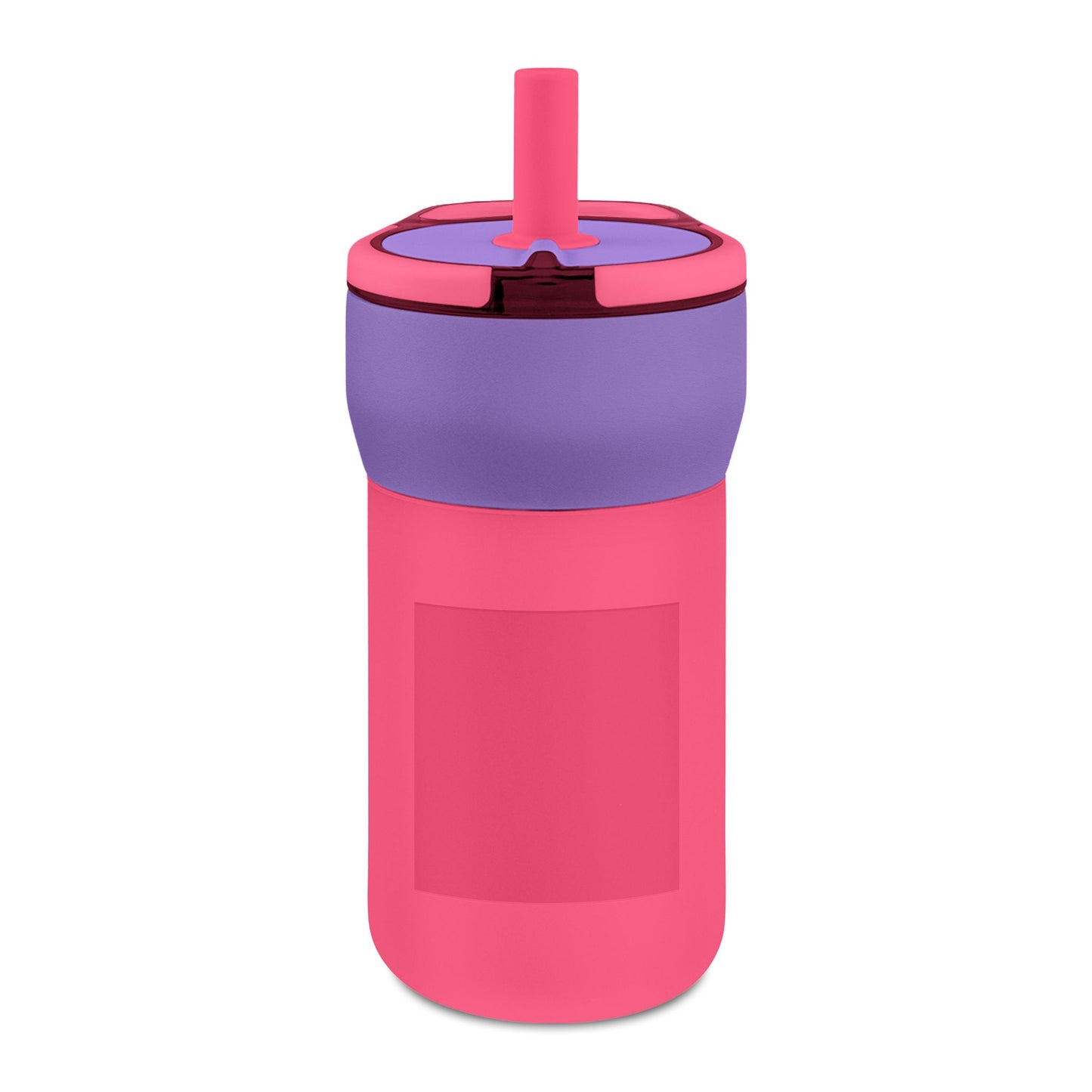 Kids 12oz Leakproof Straw Tumbler — Engravable Insulated Water Bottle