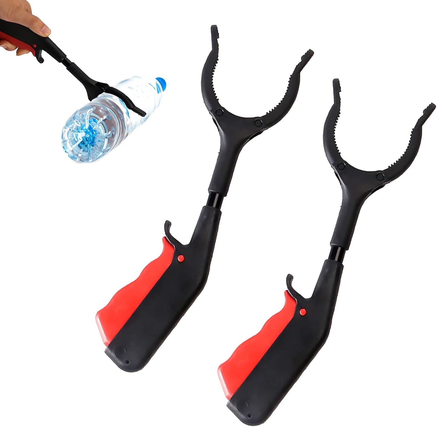 2pcs 30cm Grabbers for Seniors, Lightweight Handy Trash Claw Grabber, Mobility Aid Reaching Assist Tool for Trash Pick Up, Litter Picker