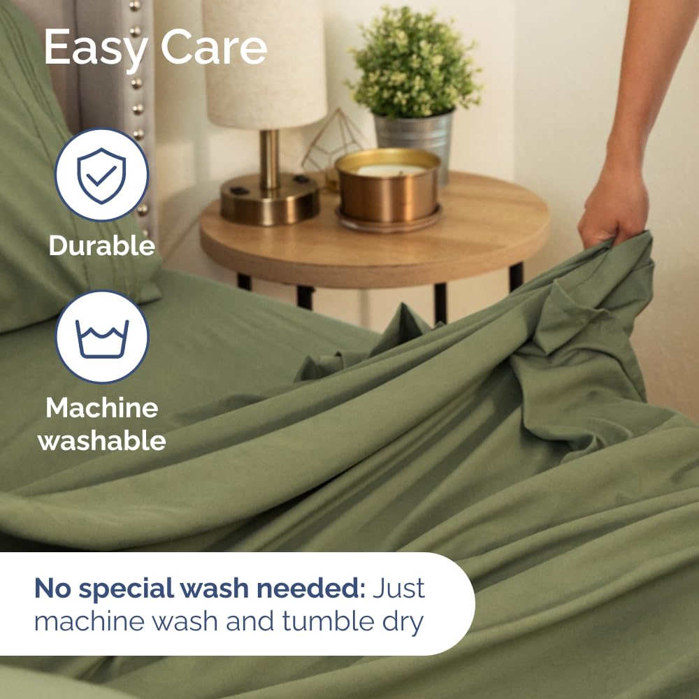 Air Mattress Sheet Set for Full Size - 4 Piece Breathable & Cooling Sheets w/Extra Deep Pockets - Fits Inflatable & Blow Up Air Mattresses Up to 24 Inches Thick - Soft and Wrinkle Free - Dark Grey