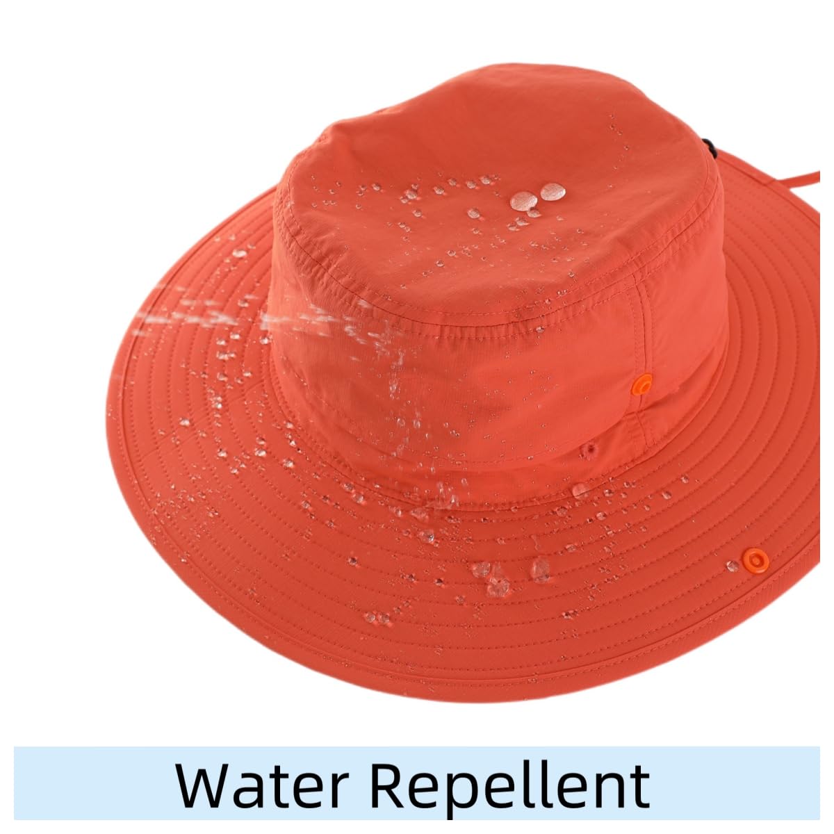 Connectyle Sun Hat for Men Women Outdoor UV Protection Safari Hat for Fishing Hiking Gardening Breathable Cowboy Hat UPF50